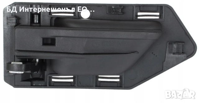 9143.95 Вътрешна дръжка за врата CITROEN BERLINGO, PEUGEOT PARTNER, Дясна врата, черна, снимка 2 - Части - 50899547