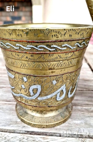 Месингово хаванче, снимка 3 - Антикварни и старинни предмети - 53489267