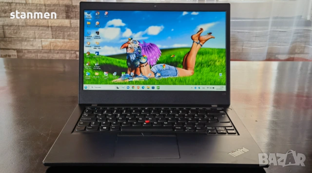 Продавам Гаранционнен Lenovo ThinkPad L14/мат14"сKам/8x2.5ghzThr/nVme256gb/8gb/AmdRadeon/8чБат , снимка 2 - Лаптопи за игри - 53072336