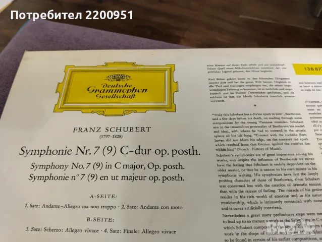 SCHUBERT, снимка 5 - Грамофонни плочи - 47813220