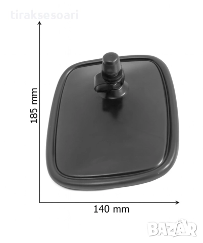 2 Броя огледала 19х14 см за камиони, автобуси, селскостопански машини, снимка 2 - Аксесоари и консумативи - 52472231