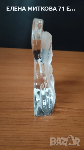 Настолна кристална иконка на Св.Богородица и Младенеца, снимка 5 - Икони - 52697332