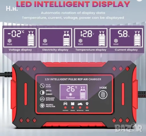 Зарядно за акумолатор, снимка 6 - Аксесоари и консумативи - 53310801