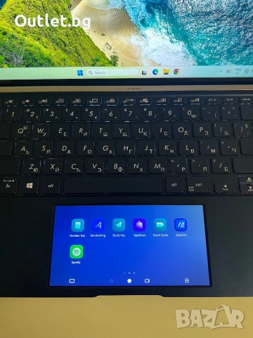 Asus Zenbook UX 434 17-8565U/ 8RAM/512SSD/Touchpad Display, снимка 2 - Лаптопи за игри - 53714323