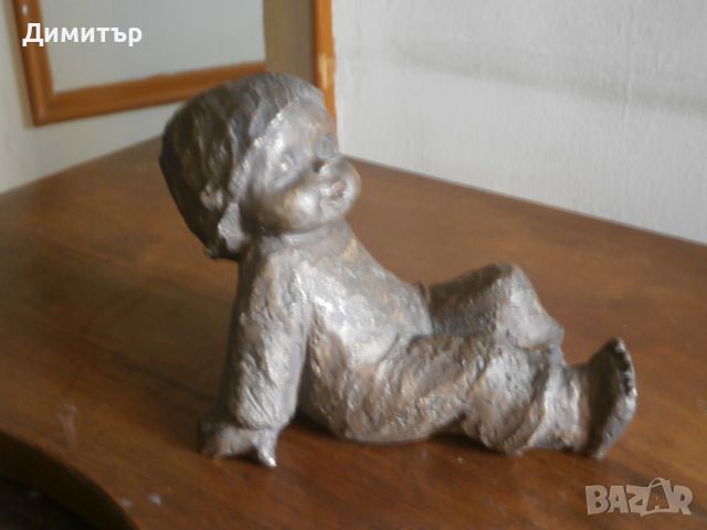 Скулптура бронз 18х14см., снимка 1 - Статуетки - 45807825