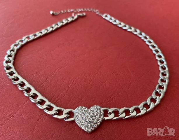 Чокър колие с орнамент , снимка 2 - Колиета, медальони, синджири - 50713202