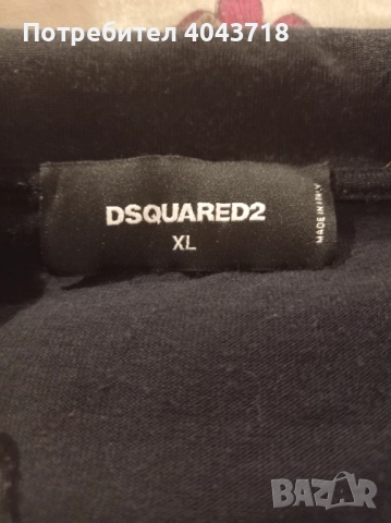 Мъжка тениска DSQUARED2 XL, снимка 2 - Тениски - 52740048