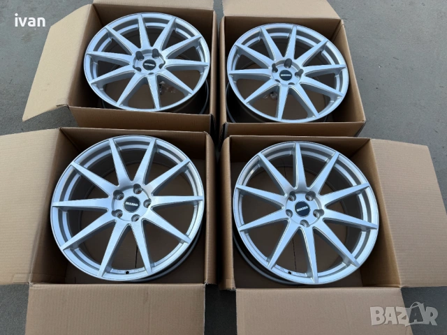 4 бр. чисто нови алуминиеви джанти BIASSO 19 цола 5x112 , централен отвор 66.6 , ET32, 8J, снимка 9 - Гуми и джанти - 53873400