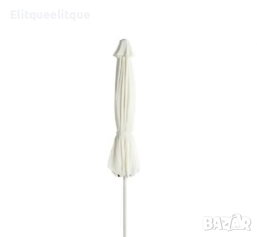 Усилен Плажен чадър – 250 см, бял, без стойка NS6352 "ултра високо качество", снимка 5 - Други стоки за дома - 52184833