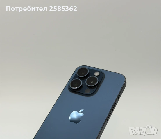 iPhone 15 Pro 256 Gb Blue Titanium | Перфектен технически, снимка 5 - Apple iPhone - 54236215