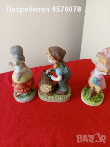 лот от три красиви порцеланови фигури, снимка 3 - Декорация за дома - 53730338