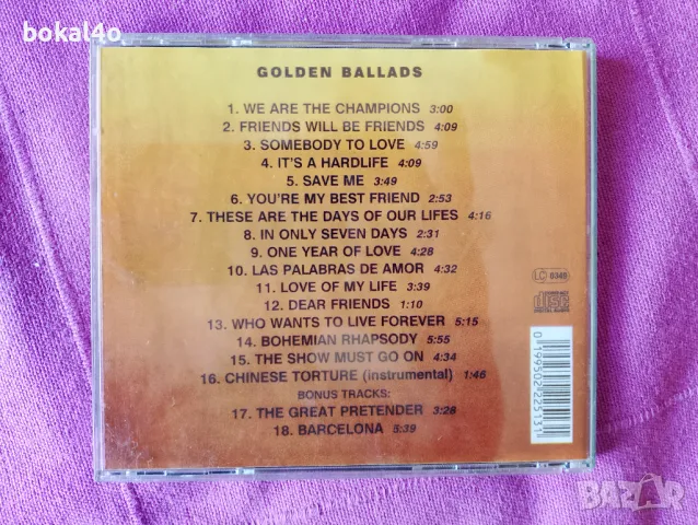 Queen – Golden Ballads, снимка 3 - CD дискове - 46829399