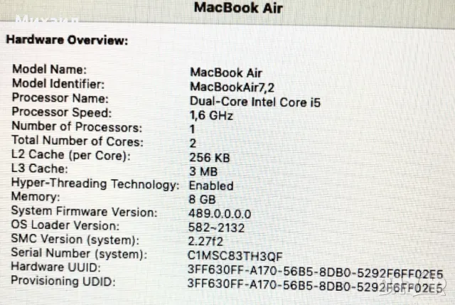 Продавам лаптоп Apple MacBook Air в отлично състояние.., снимка 14 - Лаптопи за работа - 47823747