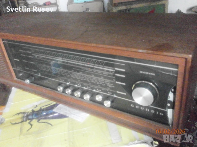 лампово радио grundig rf 245, снимка 4 - Антикварни и старинни предмети - 53495999