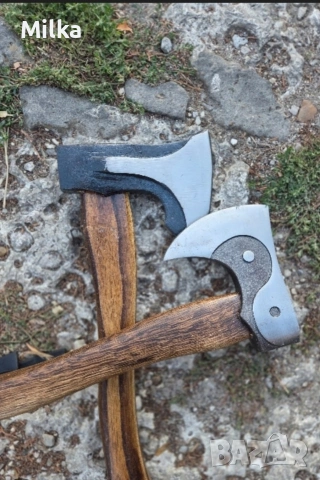 брадвичка от ковано желязо с дървена дръжка, снимка 3 - Други - 53718427
