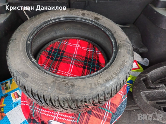 2бр 205 55 16 зимни, снимка 4 - Гуми и джанти - 54069196