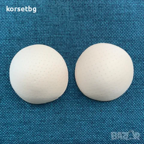 Оформящи бежови кръгли подложки за бюст – Идеални за бански и бюстиета- 3374, снимка 1