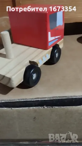 Дървени камиончета+ АРТ декорация, снимка 11 - Други ценни предмети - 49690893