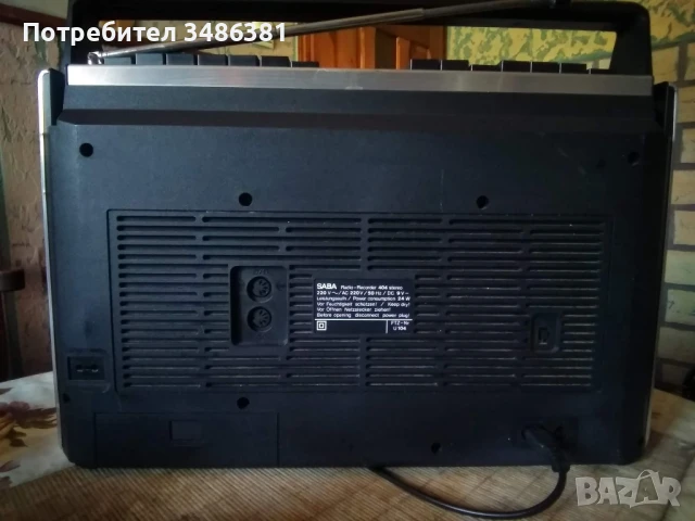 SABA RCR404, снимка 5 - Радиокасетофони, транзистори - 51075432