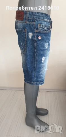 Dsquared2 Italy Short Jeans Mens Size 32 ОРИГИНАЛ! Мъжки Къси Дънкови Панталони!, снимка 5 - Къси панталони - 51205181