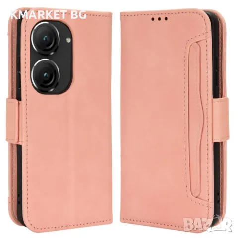 Asus Zenfone 10 5G / 9 5G Wallet Калъф и Протектор, снимка 2 - Калъфи, кейсове - 49060236