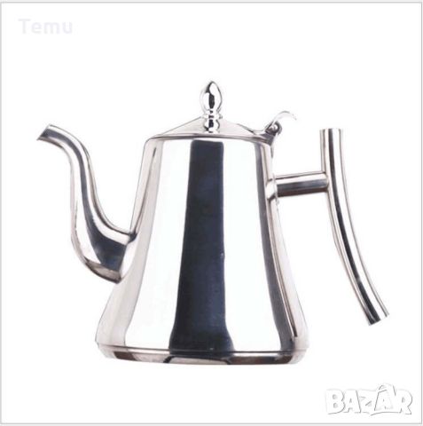 Красив чайник от неръждаема стомана в комплект със специално пригодена за дизайна цетка за чай. 🔥 Из, снимка 13 - Други - 45780325