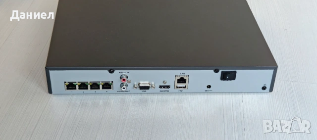 4 канален 4K PoE NVR Hikvision DS-7604NI-K1/4P(B) с 4TB HDD, снимка 3 - Комплекти за видеонаблюдение - 51962686