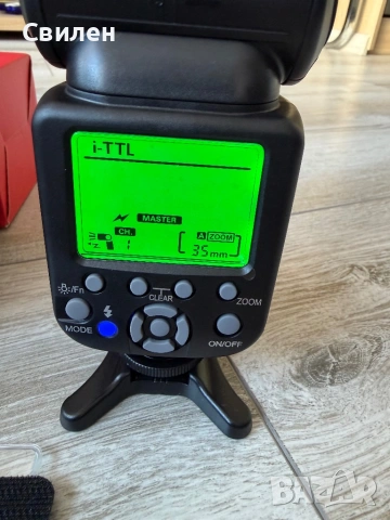Светкавица за фотоапарат Никон и Канон, снимка 6 - Светкавици, студийно осветление - 35719950