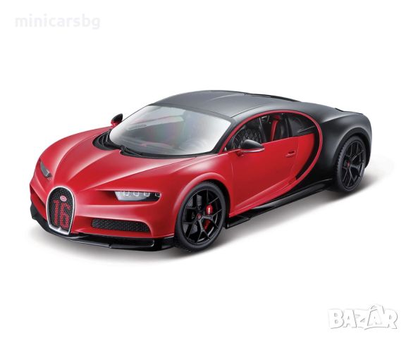 1:18 Метални колички: Bugatti Chiron Sport - Bburago 