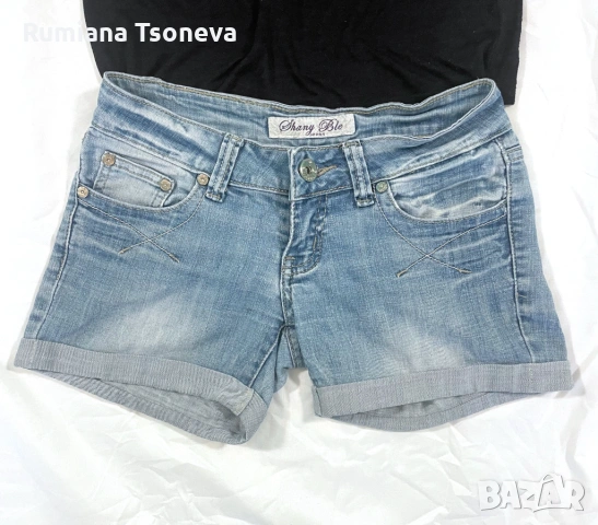 Дамски къси дънки - размер XS (25)