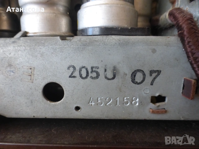 Бакелитово лампово радио Philips Филипс 1943 г WW2 Tuner, снимка 15 - Антикварни и старинни предмети - 53013792