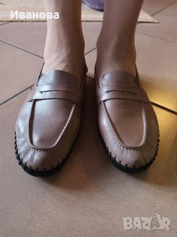 Дамски леки обувки естествена кожа, снимка 1 - Дамски ежедневни обувки - 46213053