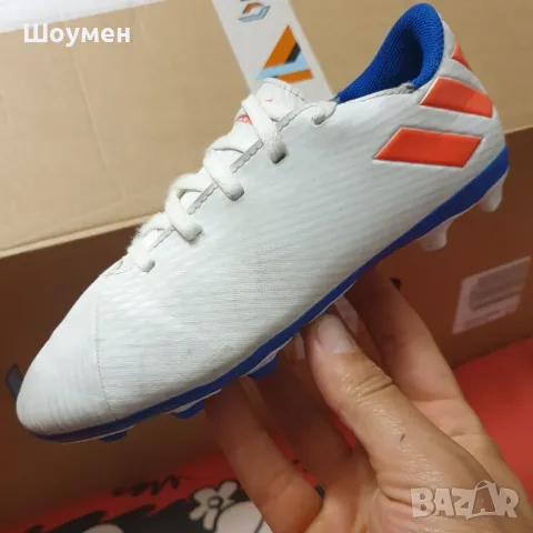 детски бутонки  Adidas Nemeziz Messi 19.4 FxG Jr  номер 33 ,5-34, снимка 17 - Футбол - 50437709