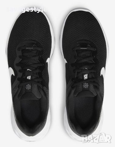 Унисекс маратонки NIKE Revolution 6 Next Nature Shoes Black/White W, снимка 5 - Маратонки - 45892371