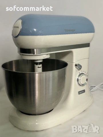 Планетарен миксер Ariete Vintage 1588 (2400W) – НОВ, с гаранция!, снимка 4 - Миксери - 54217852