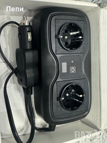 Автомобилен инвертор 200W – 12V към 220V, снимка 2 - Аксесоари и консумативи - 53577586