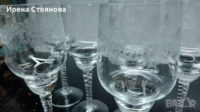 Комплект 6 чаши за ракия, кристалин Bohemia. , снимка 17 - Чаши - 45718775