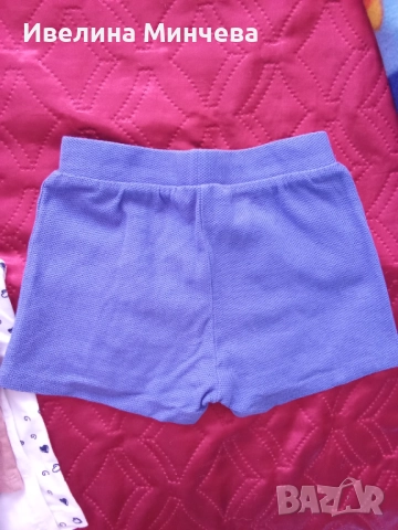 Къси панталонки за момиче размер 92 , снимка 6 - Панталони и долнища за бебе - 51462035