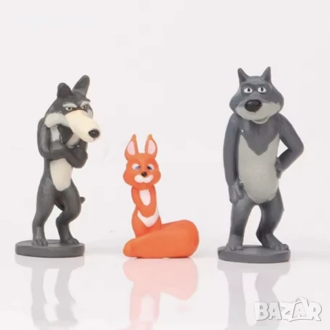 Лот 10бр фигурки за торта Маша и Мечока , снимка 3 - Фигурки - 50658834