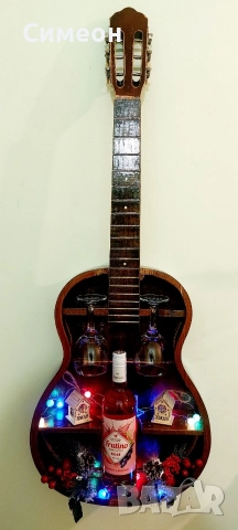 Ръчно изработена етажерка от китара - уникат !, снимка 4 - Китари - 52662149