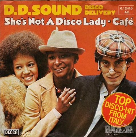 Грамофонни плочи D.D.Sound Disco Delivery – She's Not A Disco Lady / Café 7" сингъл, снимка 1 - Грамофонни плочи - 45725718