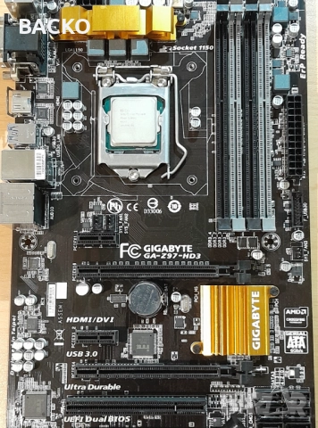 Комплект дъно и процесор с охлаждане, снимка 3 - Дънни платки - 52787741