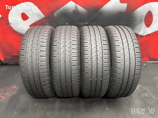 185 65 14, Летни гуми, Continental EcoContact6, 4 броя, снимка 3 - Гуми и джанти - 54160776