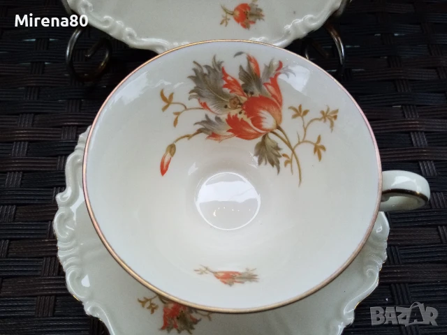 Антикварен сервиз за чай, снимка 14 - Сервизи - 51208780