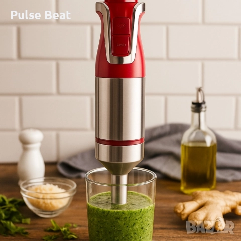 Ръчен пасатор Royalty Line RL-ESTM800, 800W с неръждаема стомана и регулатор на скоростта, снимка 3 - Чопъри и пасатори - 52405317