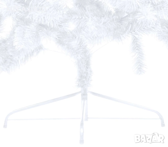 Изкуствена коледна елха - бяла -120см, снимка 4 - Други - 51962487