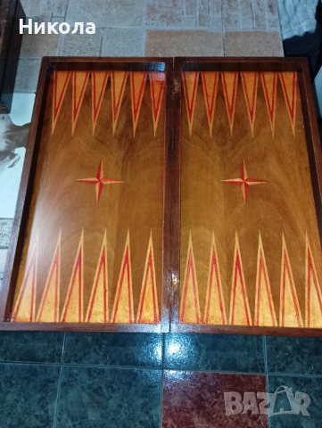 Шах-табла48/48 с дървени фигури и пулове, снимка 7 - Шах и табла - 43029726