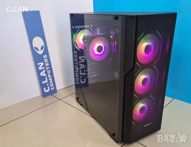 Gaming PC - i7 12700F/16GB/1TB SSD NVME/RTX 4060OC-8GB, снимка 2 - Геймърски - 49553229