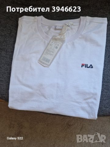 Бяла тениска  Fila , снимка 1 - Тениски - 45194180