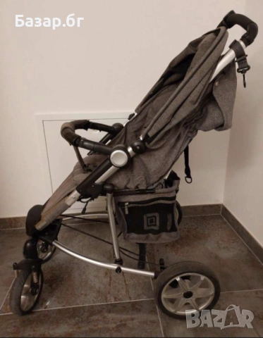 Лятна количка с кош за новородено , снимка 3 - Детски колички - 54071838